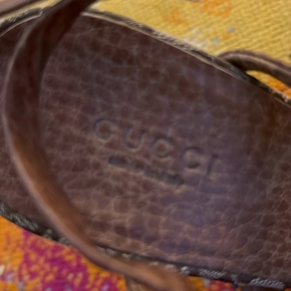Gucci Women's Brown Strappy Heels - Picture 8 of 10